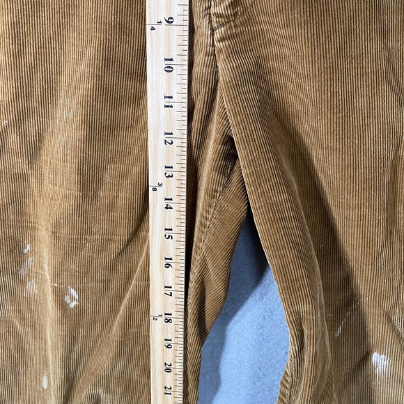 Vintage 70s Levis For MF Corduroy Distressed Brown Tab Pants Mens 12 28 x 29 - Picture 15 of 16